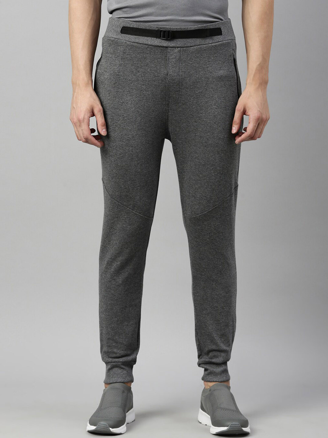 

Proline Active Men Grey Solid Cotton Joggers