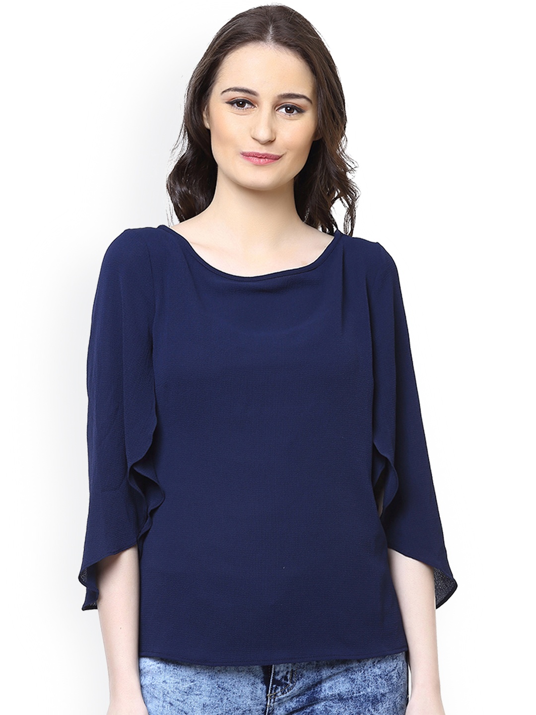 

Harpa Women Navy Top, Navy blue