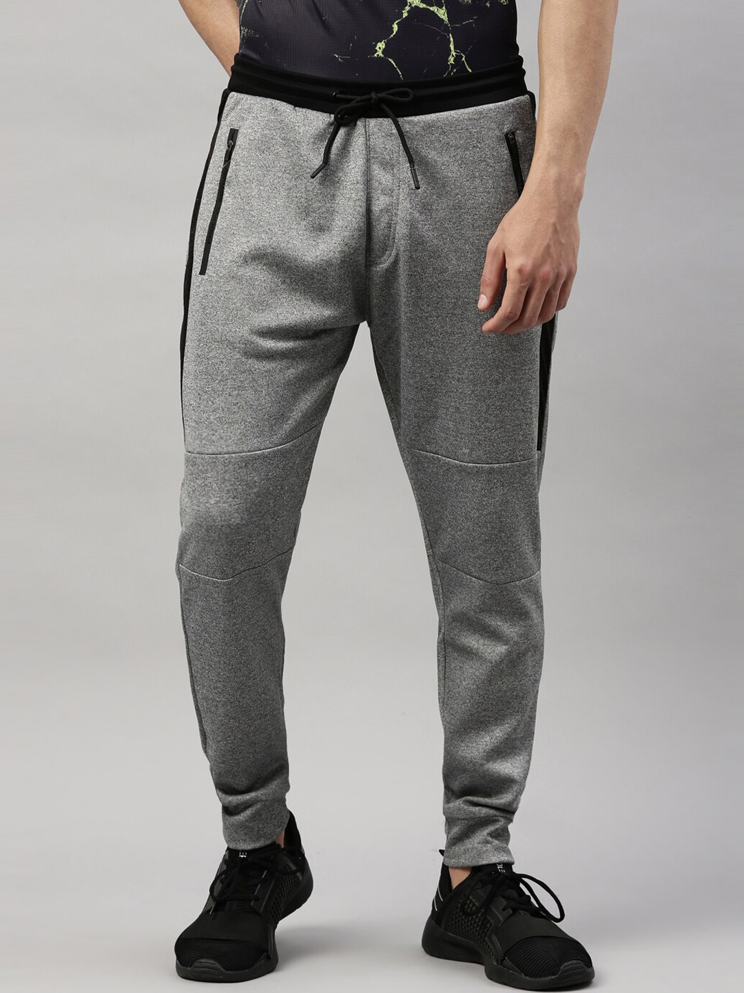 

Proline Active Men Grey Solid Cotton Joggers