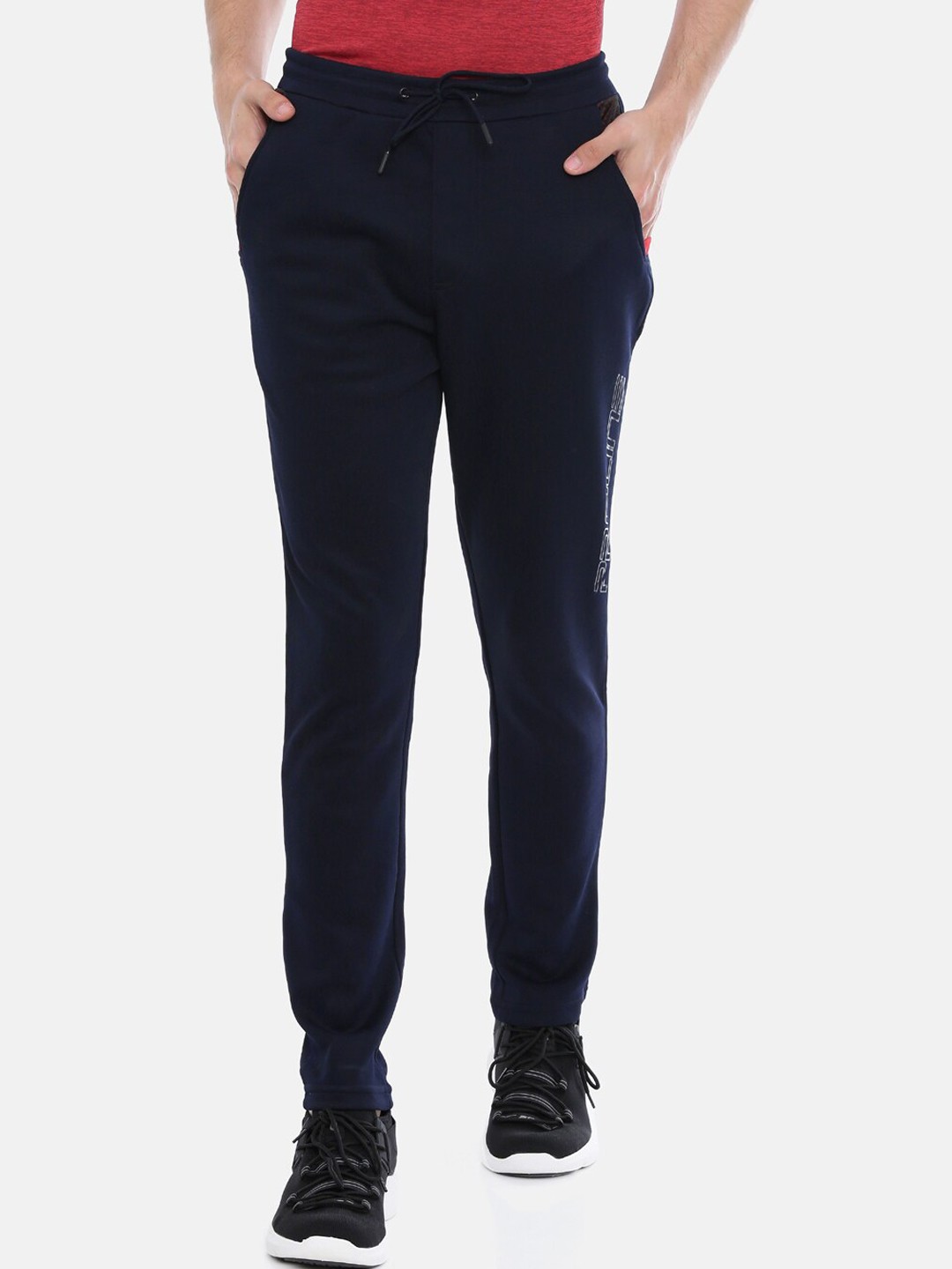 

Proline Active Men Navy Blue Solid Cotton Track Pants