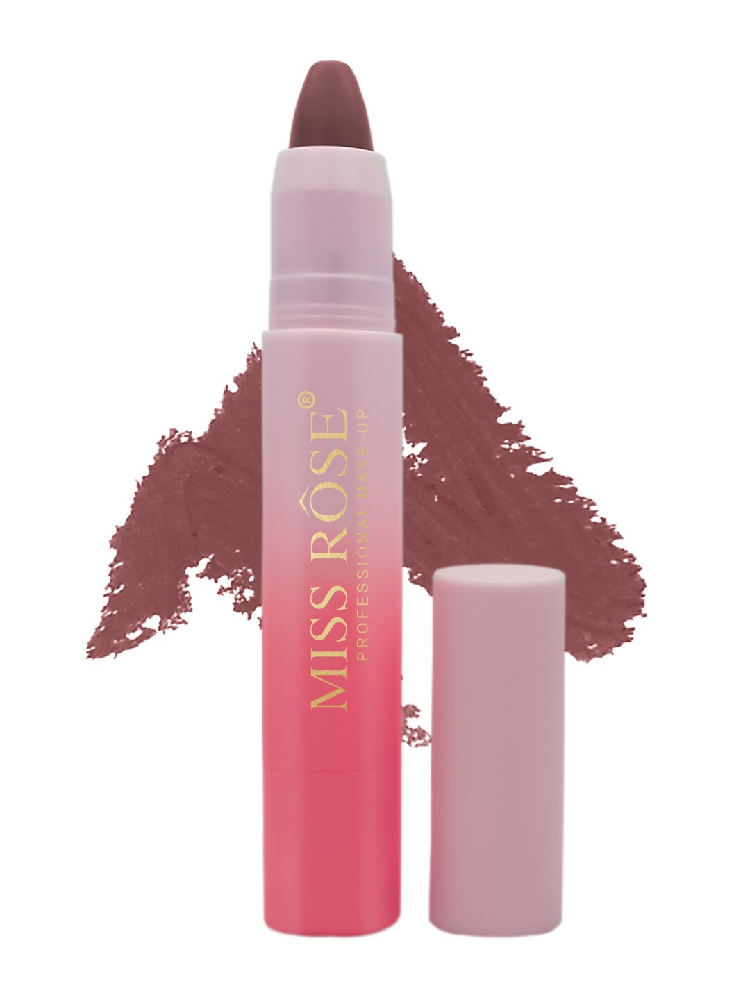 

MISS ROSE Non Transfer Water proof matte Lipstick 7301-418W 12, Na