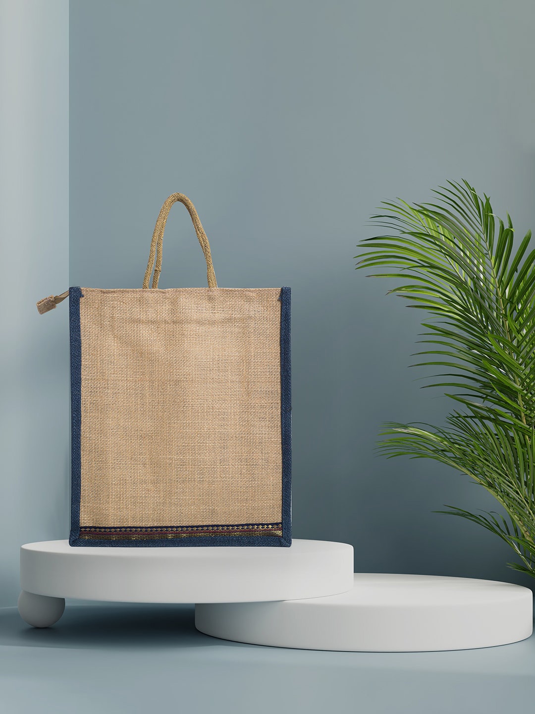 

Golden Peacock Brown Multi Purpose Eco-Friendly Jute Shopper Tote Bags