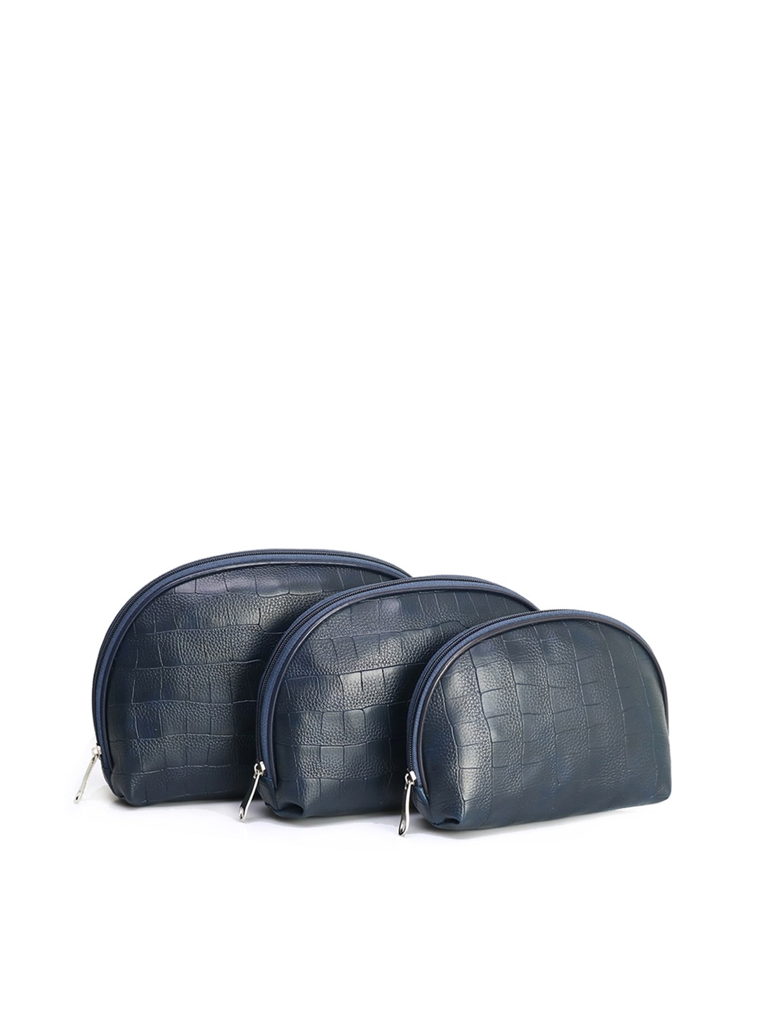 

MBOSS Blue Set Of 8 Solid Combed Duffel Bags