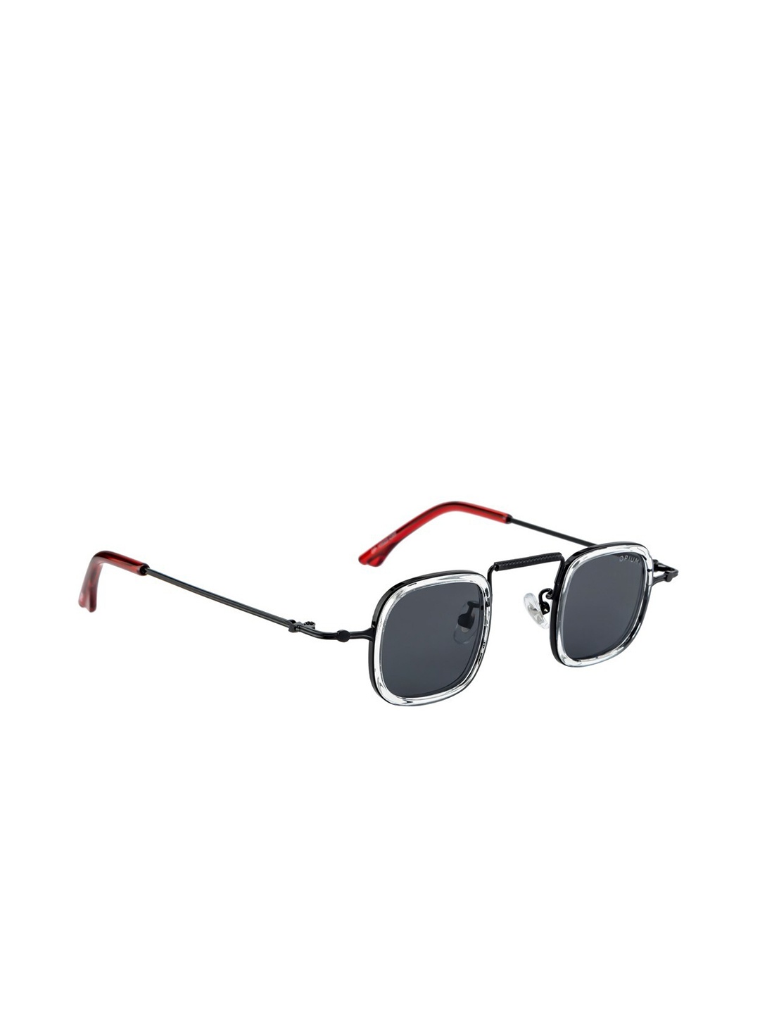 

OPIUM Unisex Grey Lens & Black Square Sunglasses OP-10022-C03-Grey