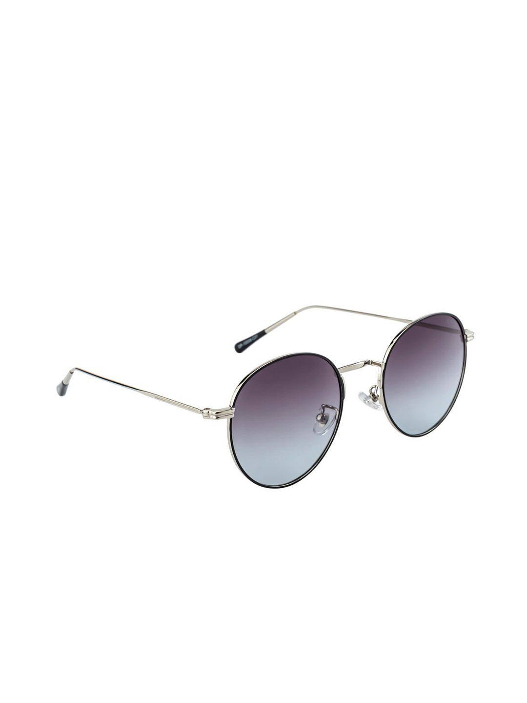 

OPIUM Unisex Grey Lens & Silver-Toned Round Sunglasses with Polarised and UV Protected Lens OP-10008-C01-Smoke