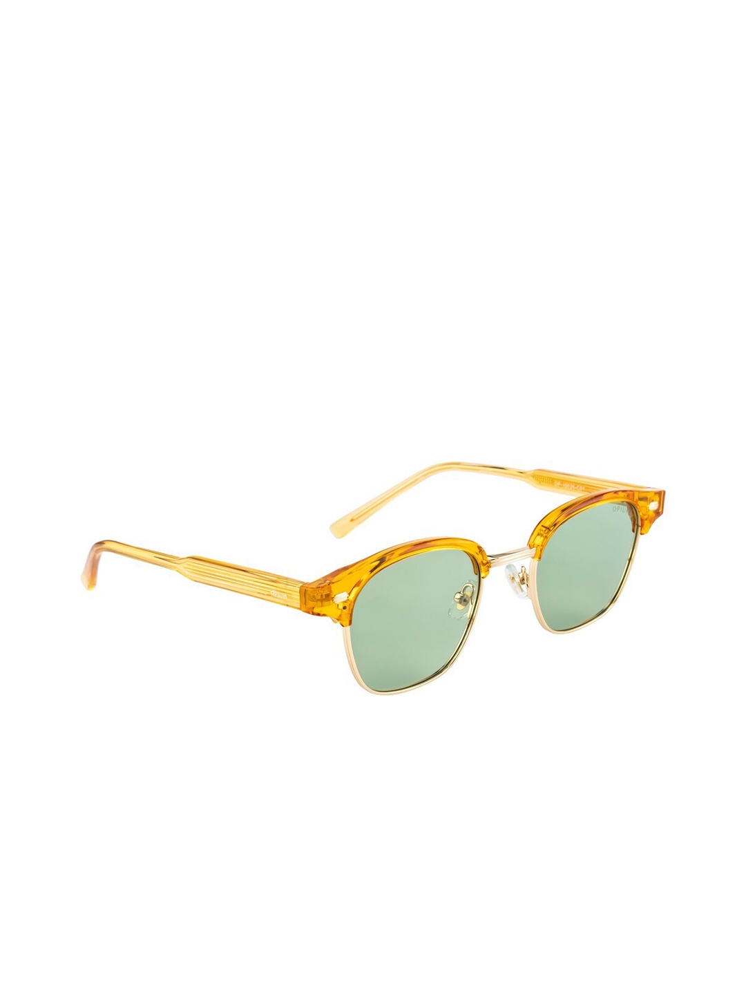 

OPIUM Unisex Green Lens Square Sunglasses with Polarised and UV Protected Lens-10026-C01