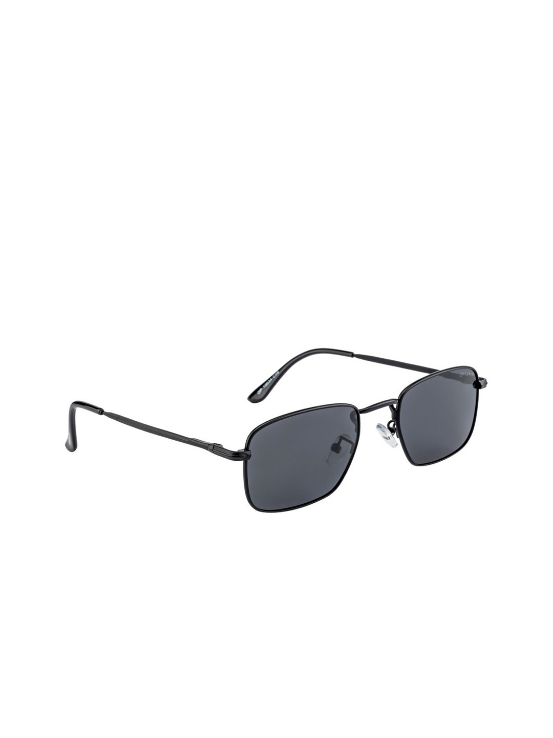 

OPIUM Unisex Grey Lens & Black Rectangle Sunglasses with Polarised and UV Protected Lens