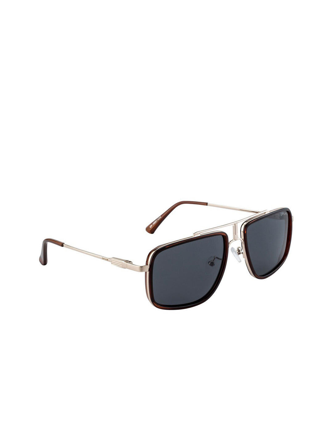 

OPIUM Men Grey Lens & Gold Sunglasses with Polarised and UV Protected Lens-OP-10051-C02
