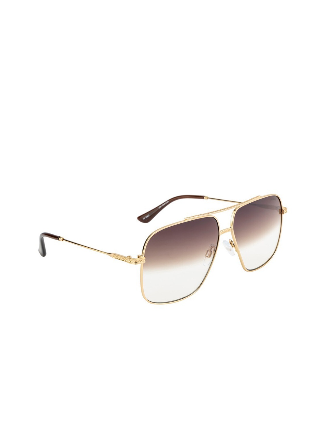 

OPIUM Men Brown Lens & Gold-Toned Square Sunglasses with UV Protected Lens OP-1940-C03-Brown