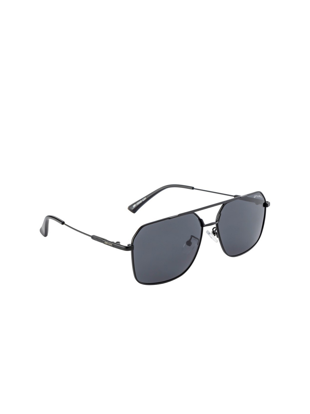 

OPIUM Men Grey Lens Square Sunglasses with Polarised and UV Protected Lens OP-10040-C01