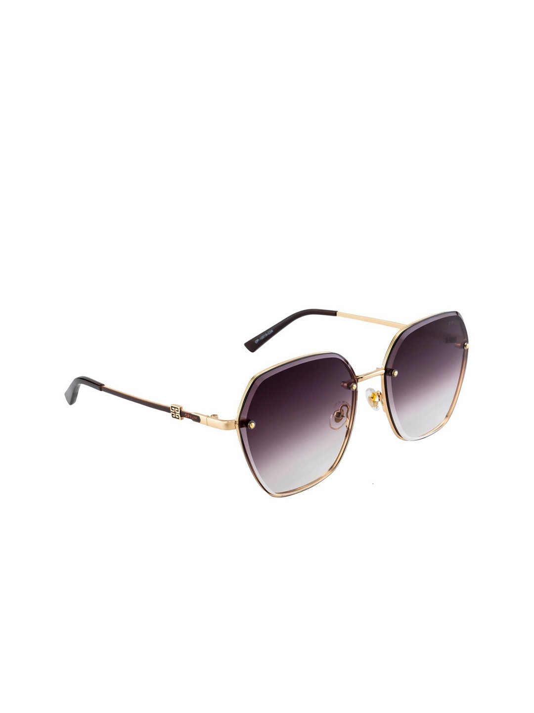 

OPIUM Women Purple Lens & Gold-Toned Frame Square Sunglasses OP-10019-C04
