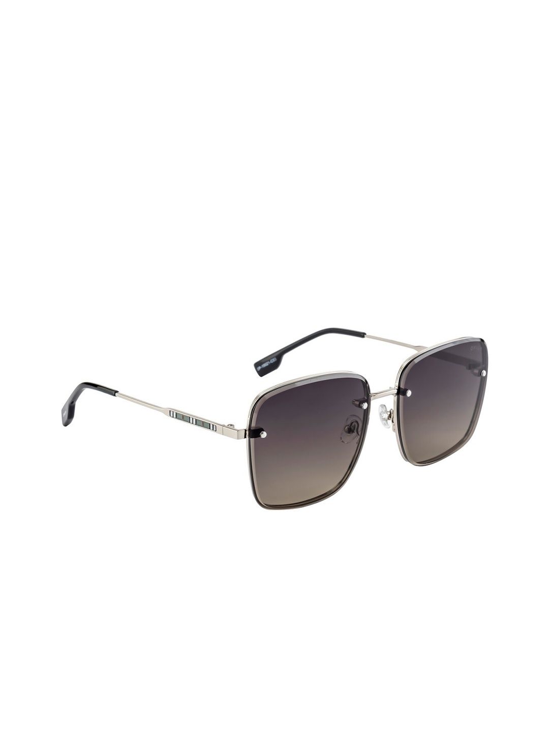 

OPIUM Women Grey Lens & Silver-Toned Square Sunglasses with UV Protected Lens