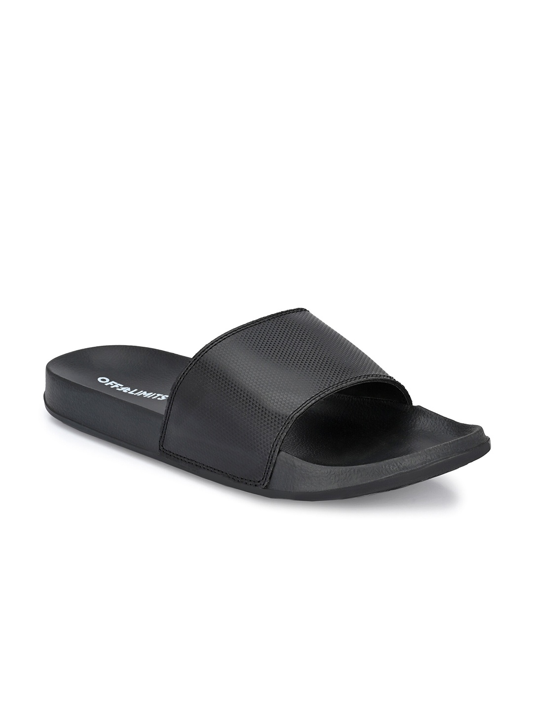 

OFF LIMITS Men Black Sliders