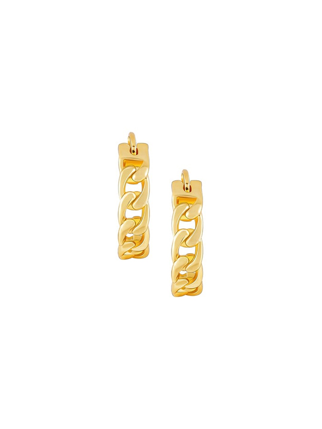 

GIVA Women Gold-Plated Circular Hoop Earrings