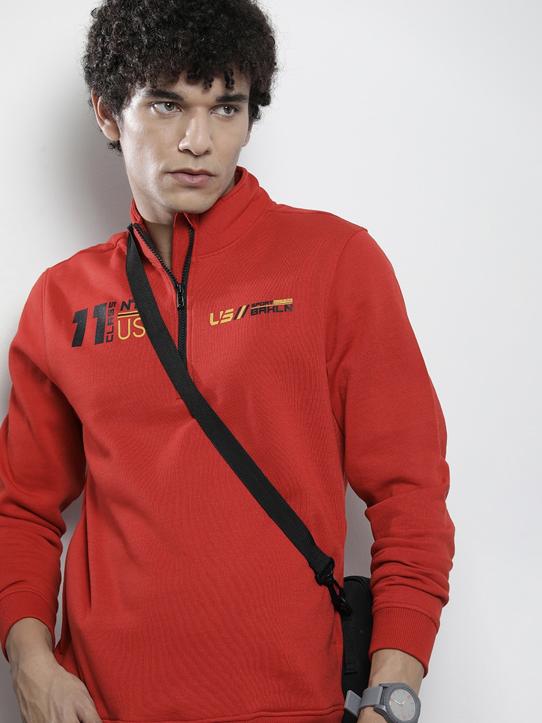 

The Indian Garage Co Men Red Sweatshirt