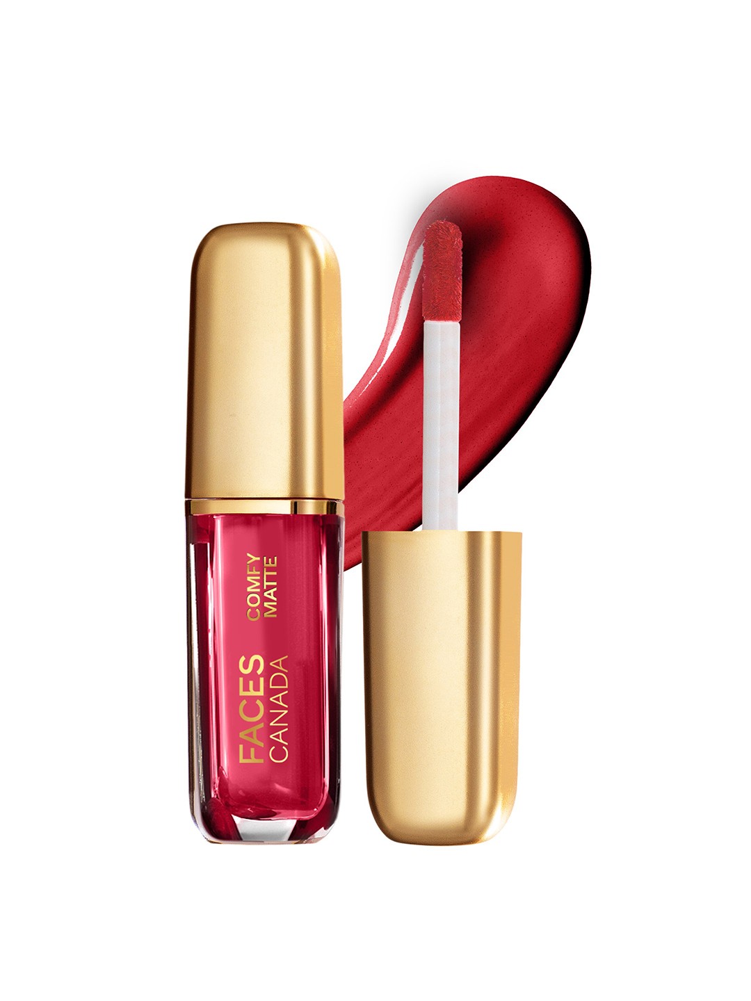 

FACES CANADA Comfy Matte Mini Lip Color 1.2ml - On My Way 01, Red