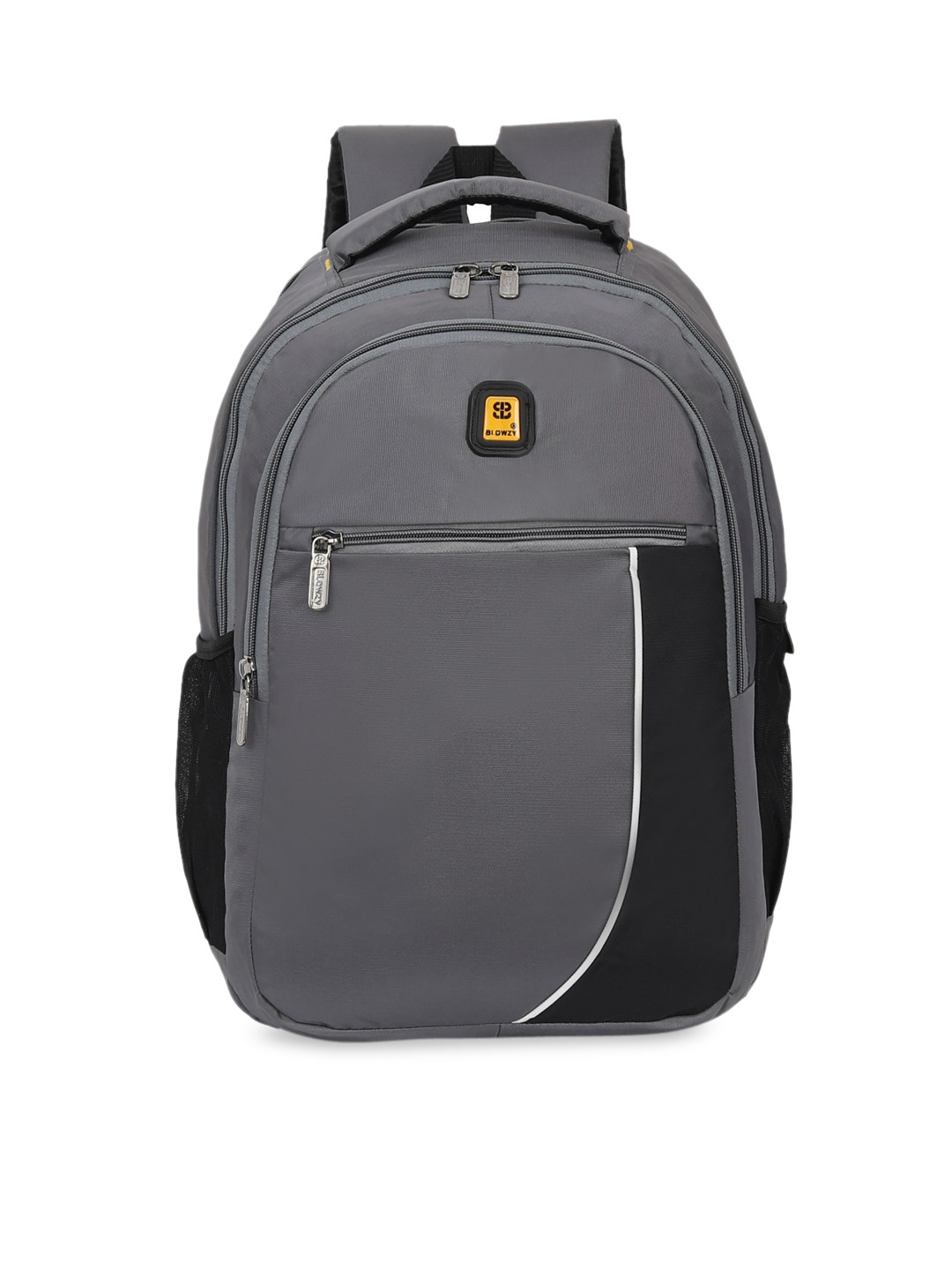 

Blowzy Bags Unisex Grey & Black Waterproof Backpack