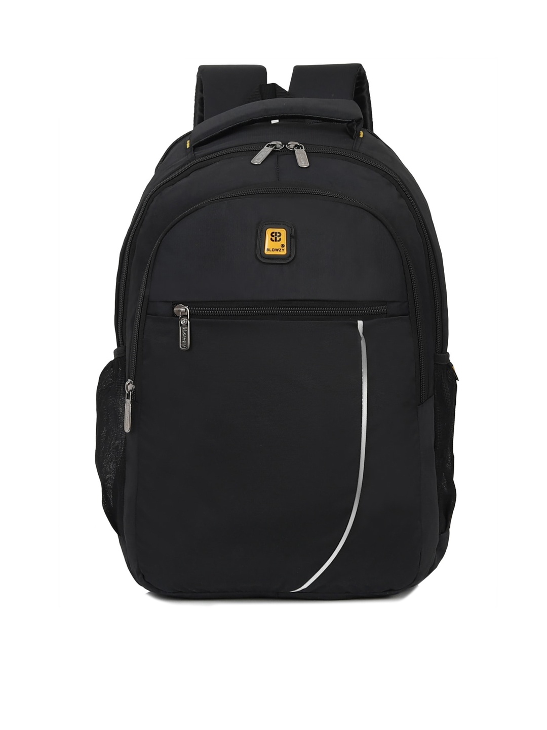 

Blowzy Bags Unisex Black Backpack with Hip Strap