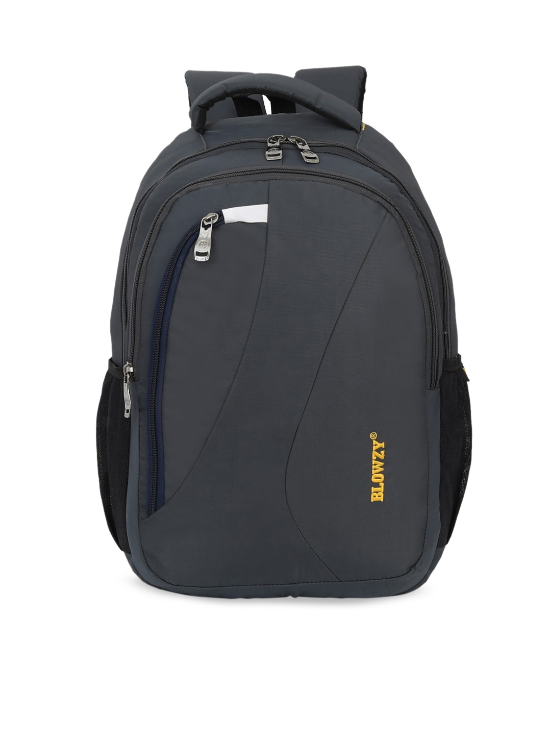 

Blowzy Bags Unisex Grey Waterproof Nylon Backpack