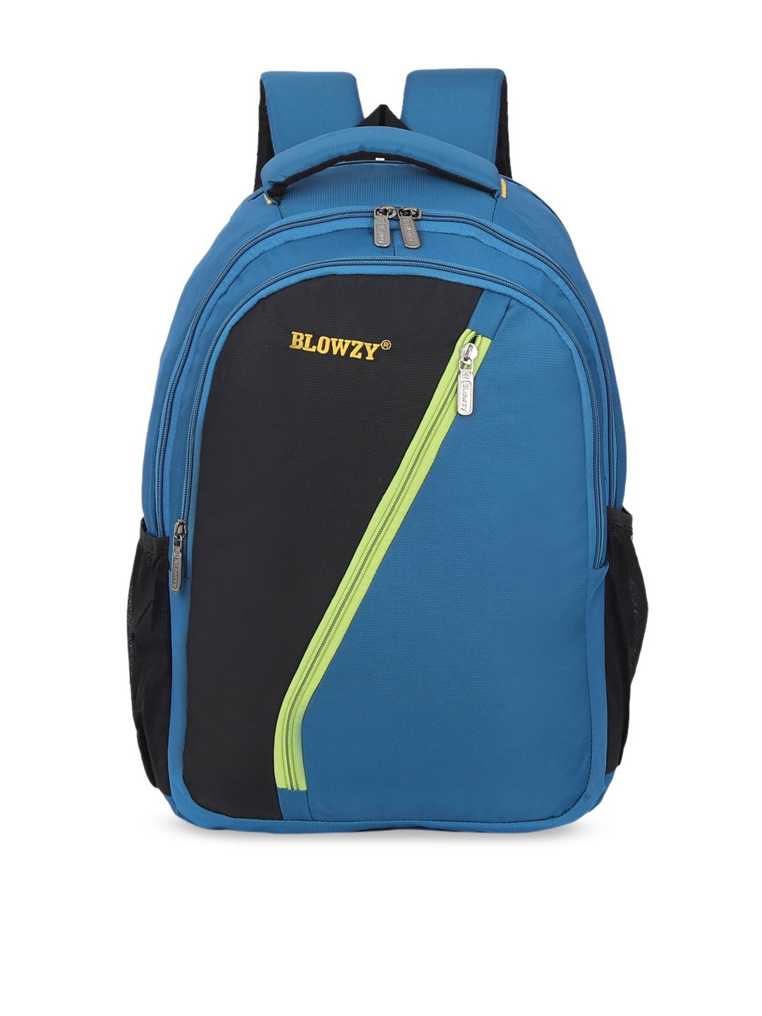 

Blowzy Bags Unisex Blue & Black Colourblocked Backpack