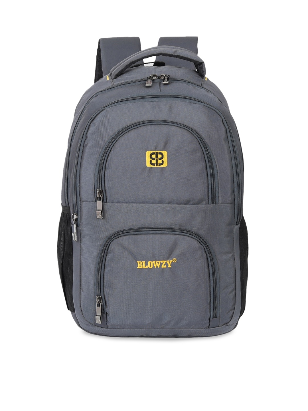 

Blowzy Bags Unisex Grey Waterproof Nylon Backpack