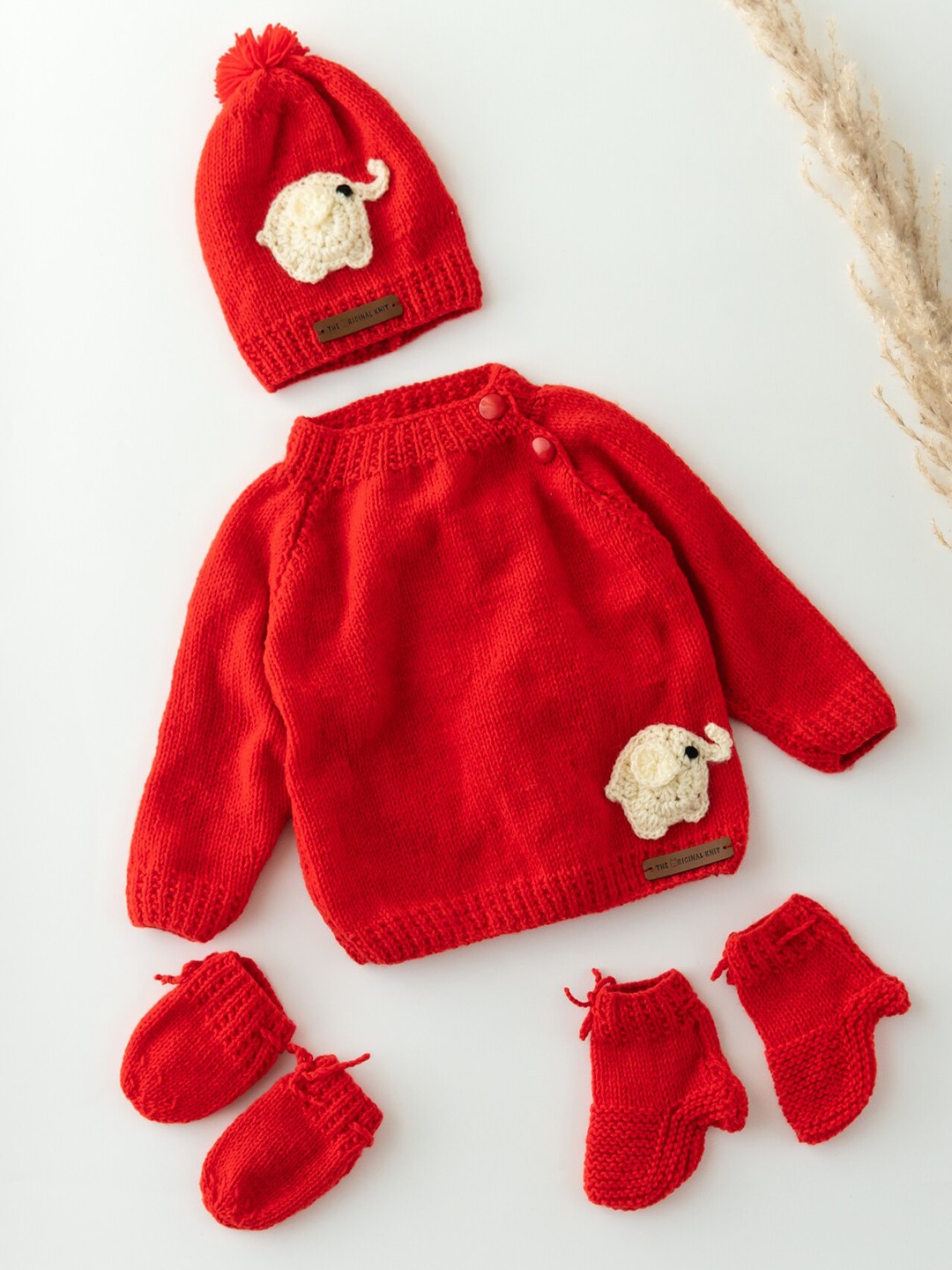 

The Original Knit Unisex Kids Red Pullover