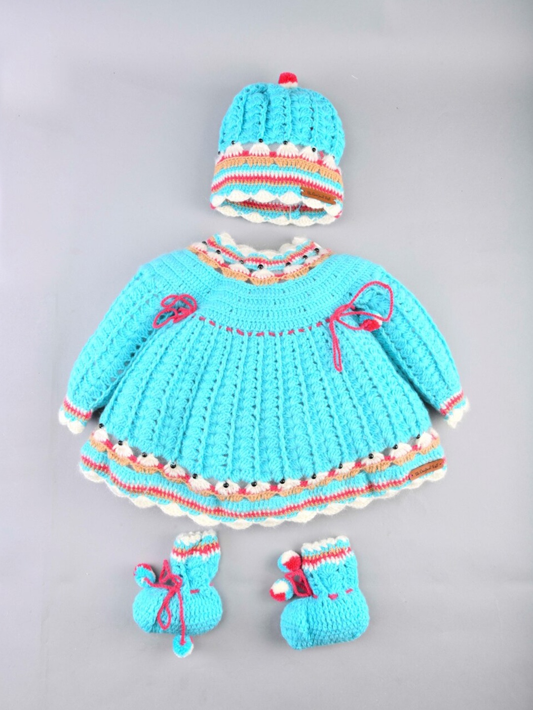 

The Original Knit Girls Blue Empire Dress