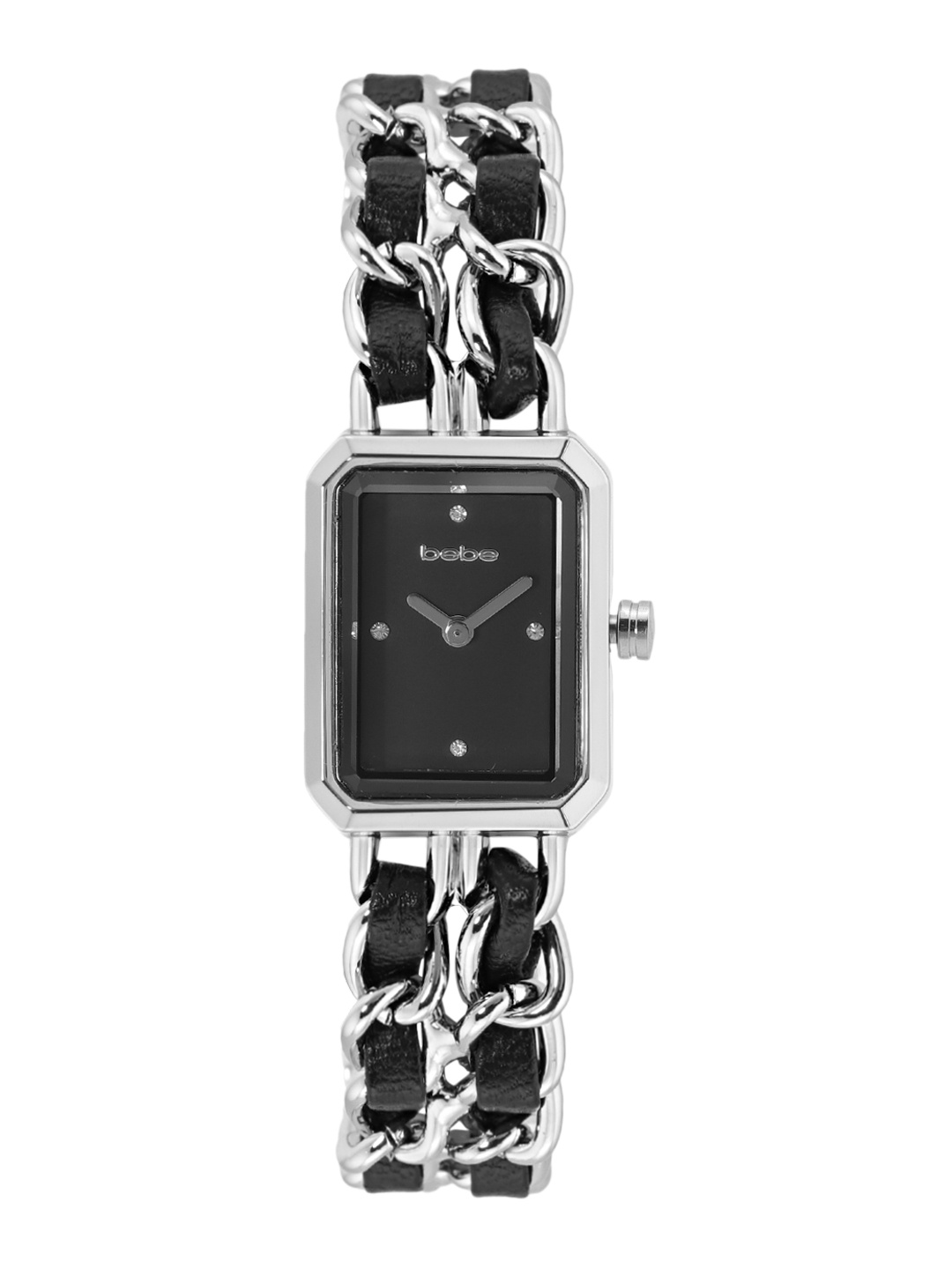 

bebe Women Bracelet Style Straps Analogue Watch MFB-PN-LB-W4321, Black