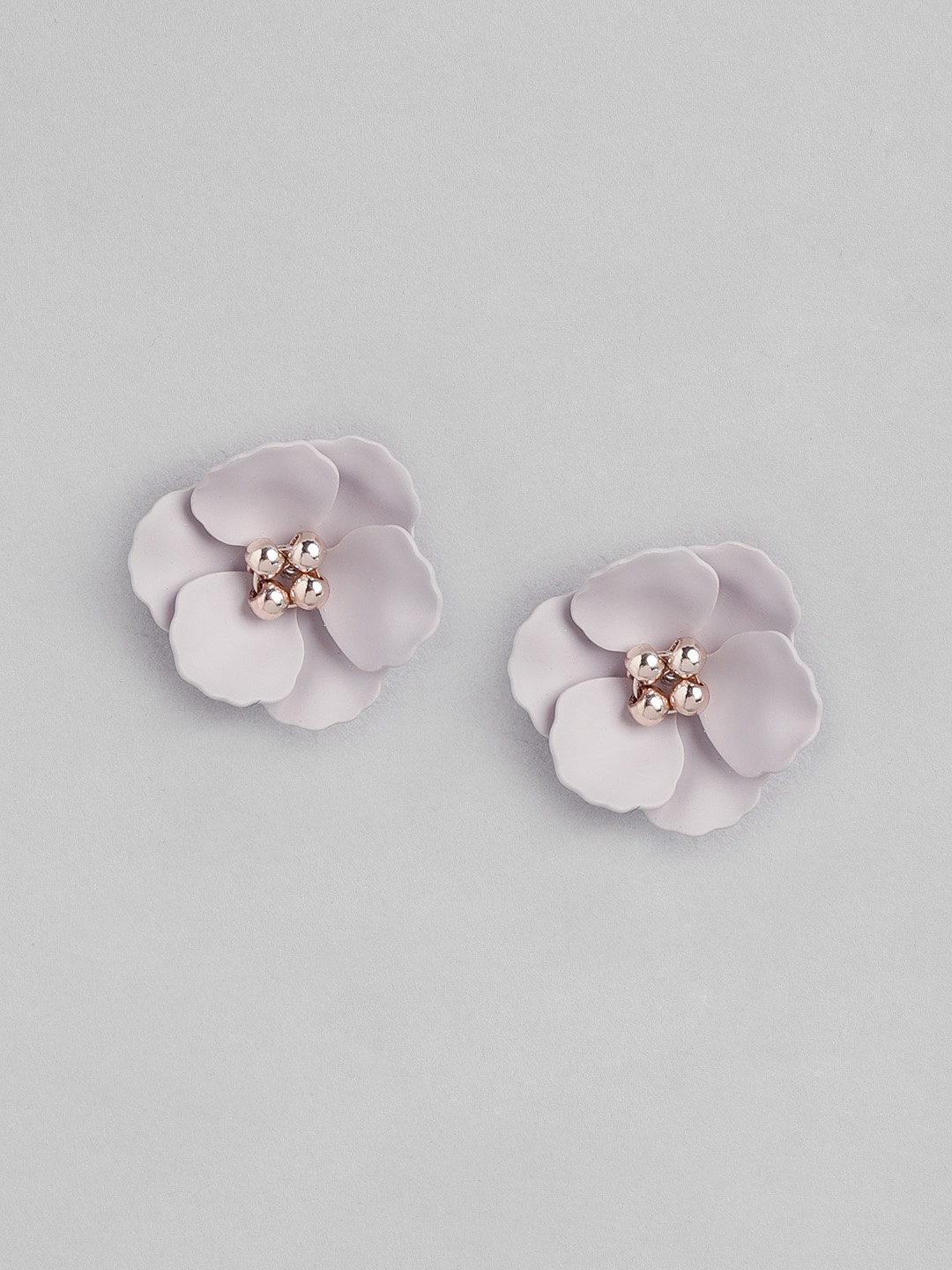 

Forever New Purple Floral Studs Earrings