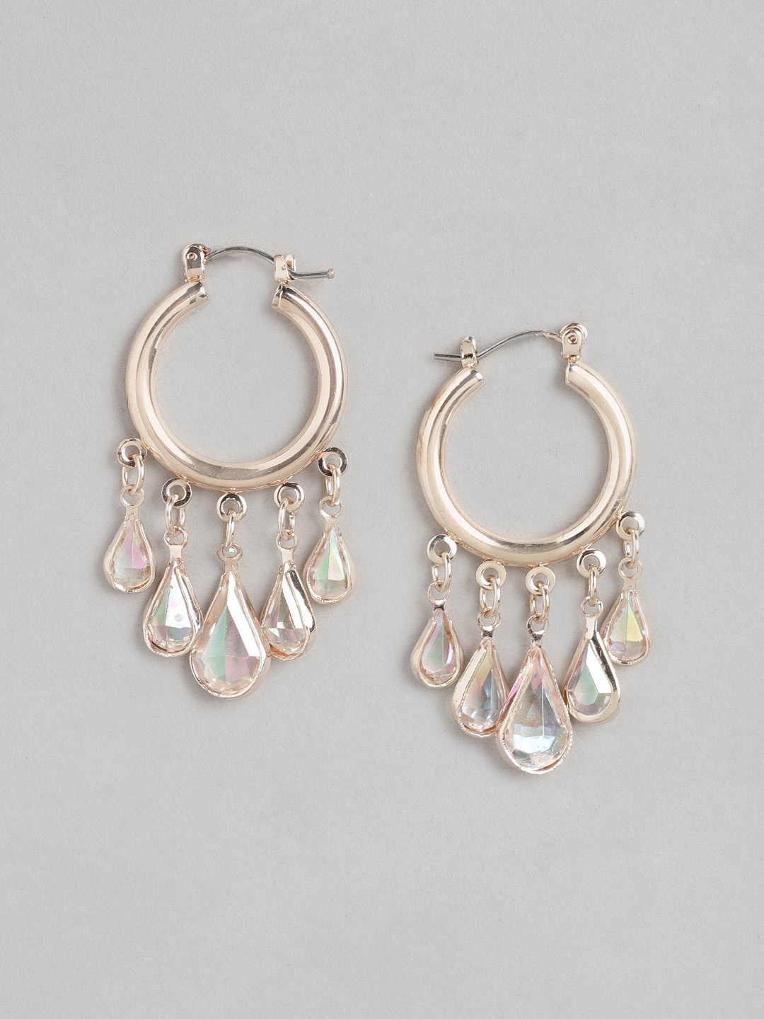 

Forever New Rose Gold Circular Hoop Earrings