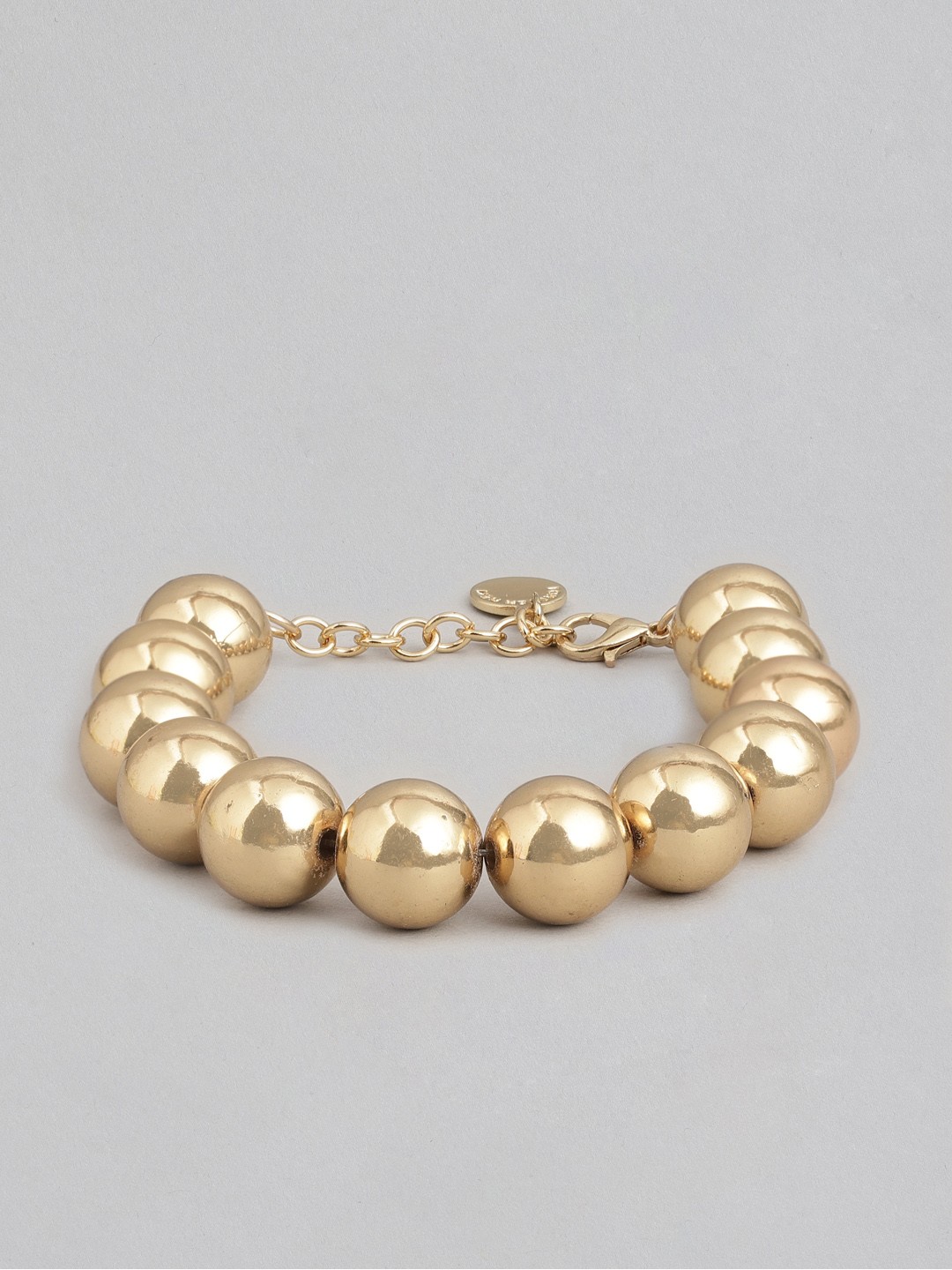 

Forever New Women Gold-Toned Beaded Link Bracelet