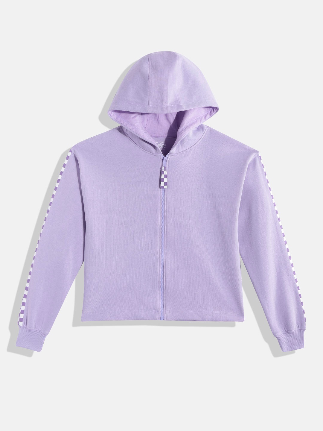 

JUSTICE Girls Lavender Solid Hooded Sweatshirt