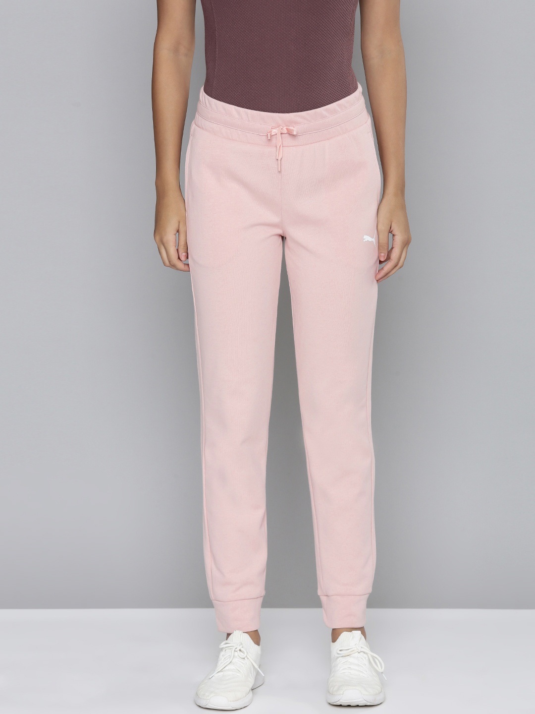 

Puma Women Pink Brand Logo Printed dryCELL Modern Regular Fit Sports Joggers