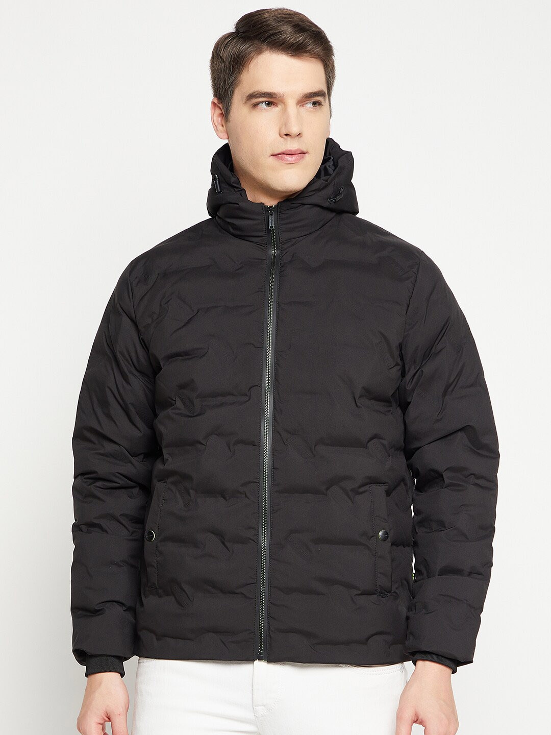 

Okane Men Black Puffer Jacket