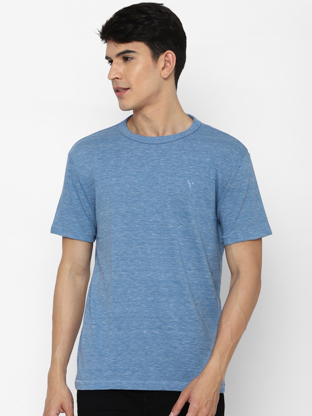 

AMERICAN EAGLE OUTFITTERS Men Blue Cotton T-shirt