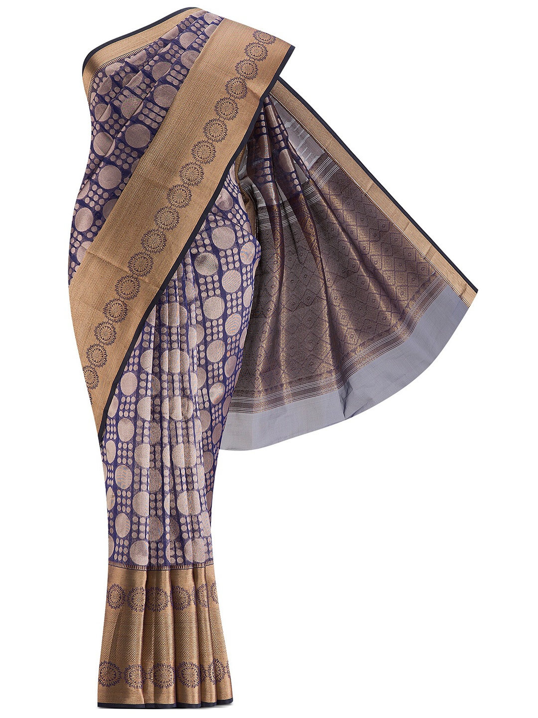 

Nalli Next Blue Woven Design Art Silk Saree