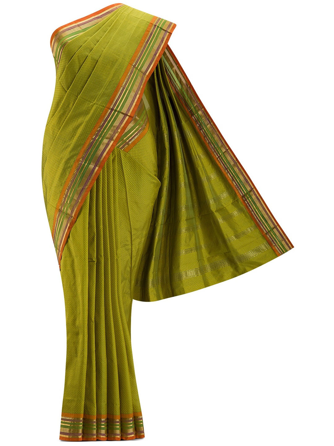 

Nalli Next Green Zari Art Silk Saree