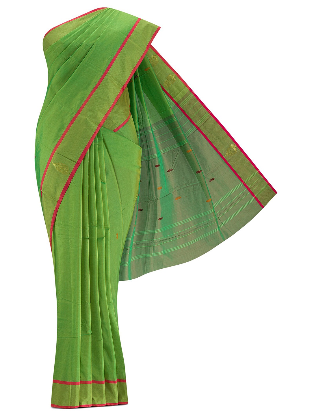 

Nalli Next Green & Pink Art Silk Saree