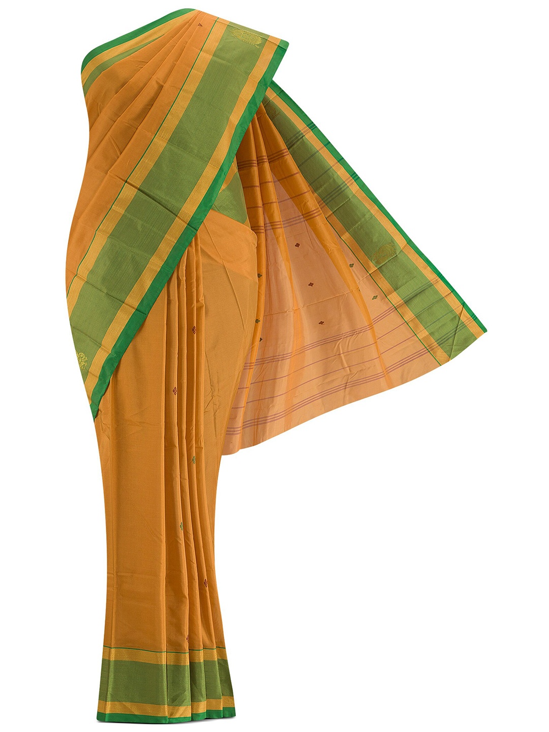 

Nalli Next Woman Yellow Woven Design Art Silk Saree