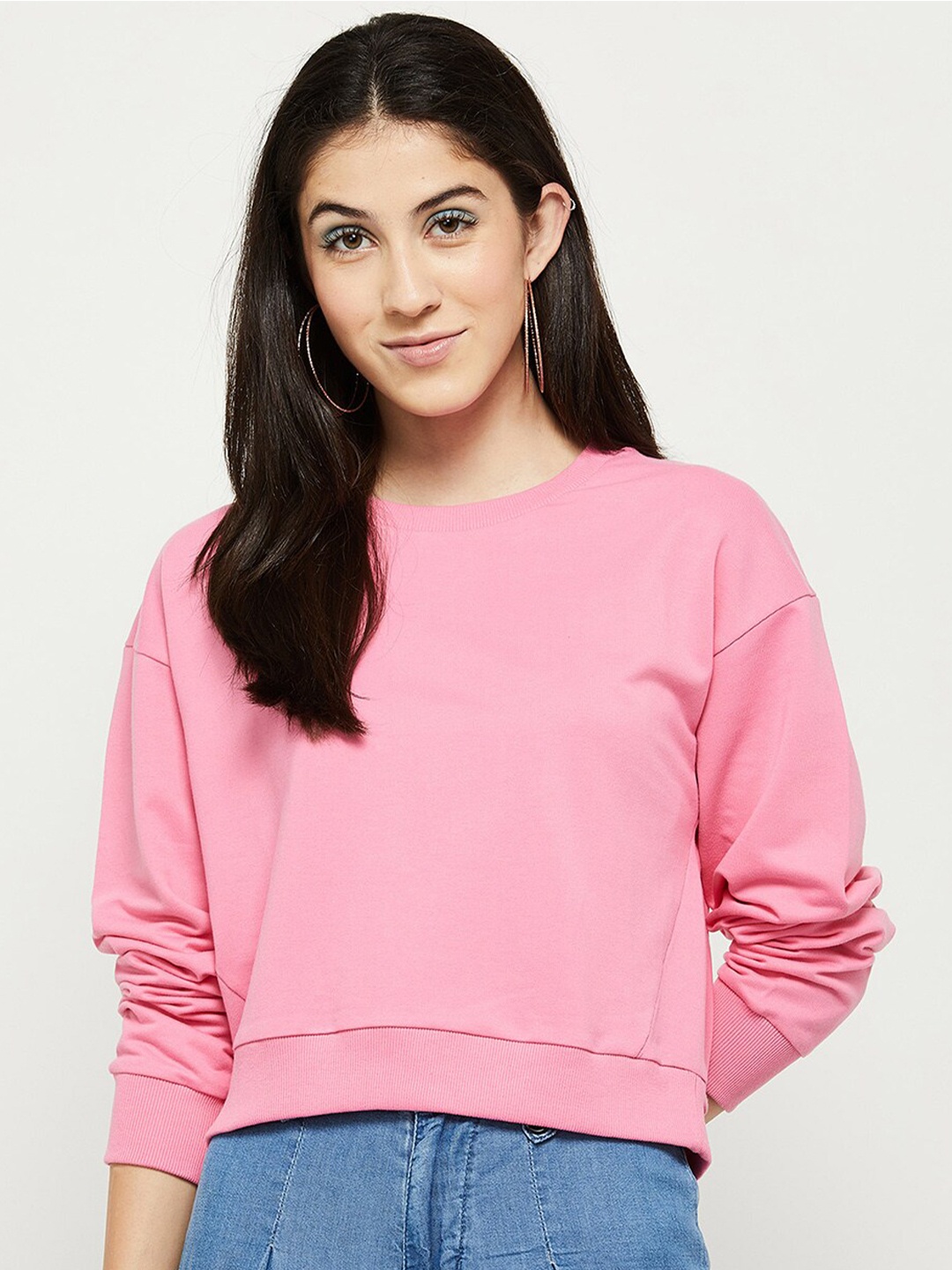 

max Women Pink Sweatshirt