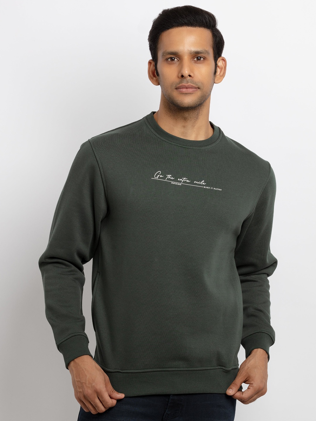 

Status Quo Men Green Sweatshirt