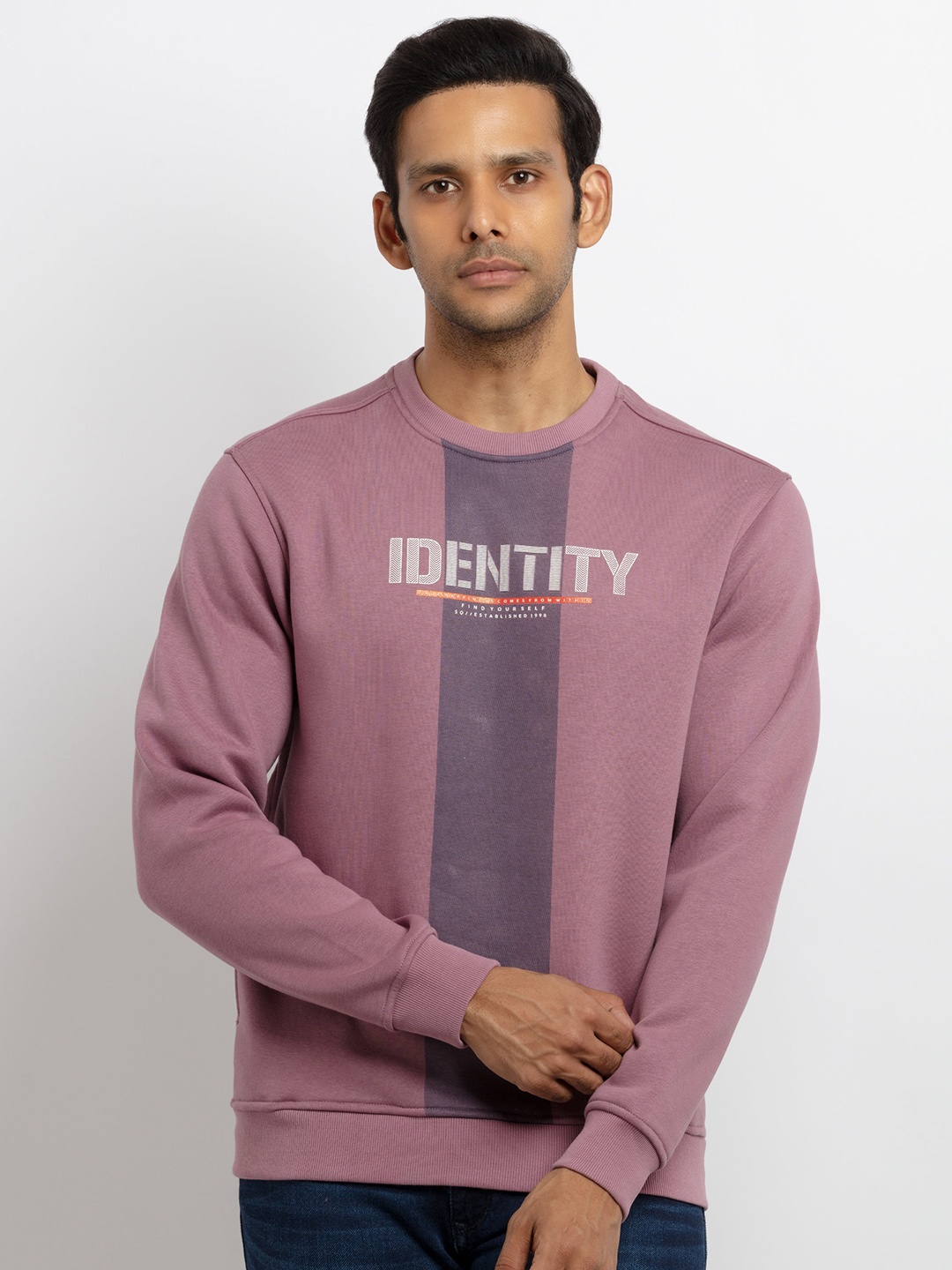 

Status Quo Men Purple Sweatshirt