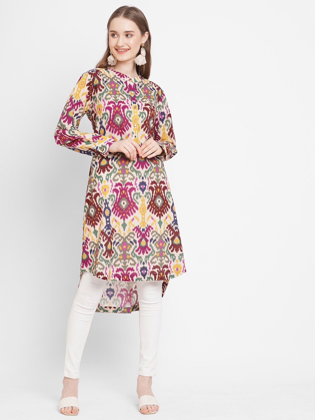 

Cloth Haus India Women Ethnic Motifs Printed Kurta, Multi