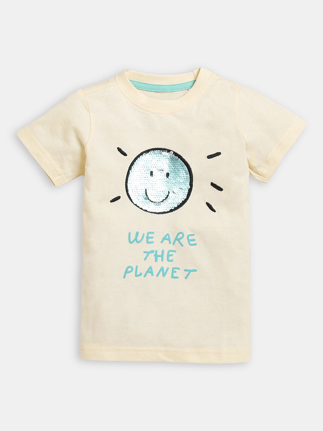 

Hopscotch Boys Off White Typography T-shirt