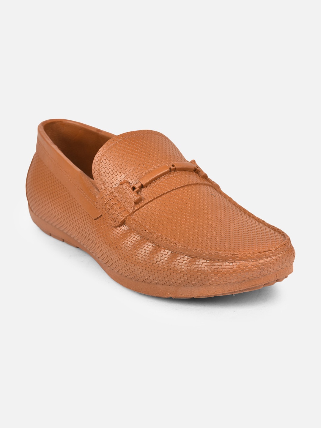 

Aqualite Men Tan Perforations Waterproof PVC Driving Casual Shoes