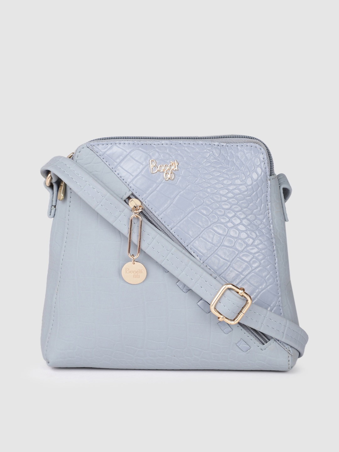 

Baggit Blue Textured Sling Bag