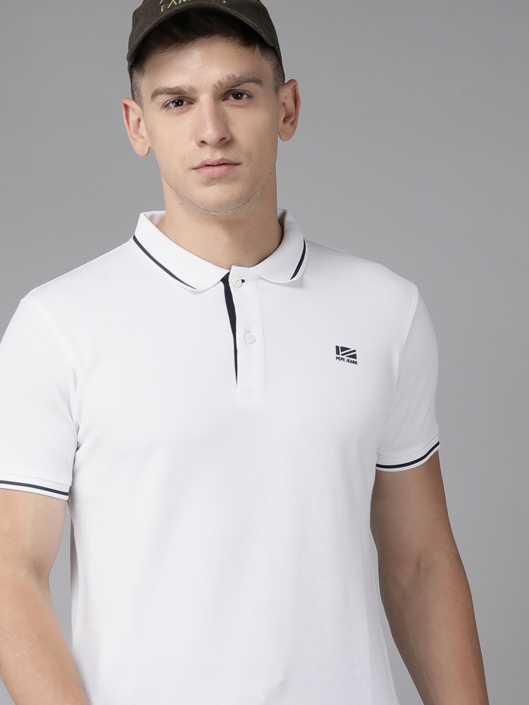 

Pepe Jeans Polo Collar Pure Cotton T-shirt, White
