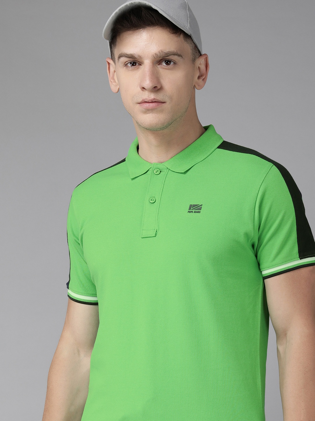 

Pepe Jeans Polo Collar Pure Cotton T-shirt, Green