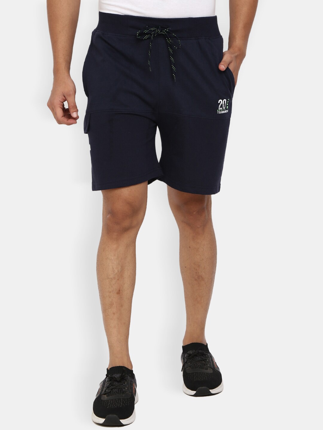 

V-Mart Men Navy Blue Sports Shorts