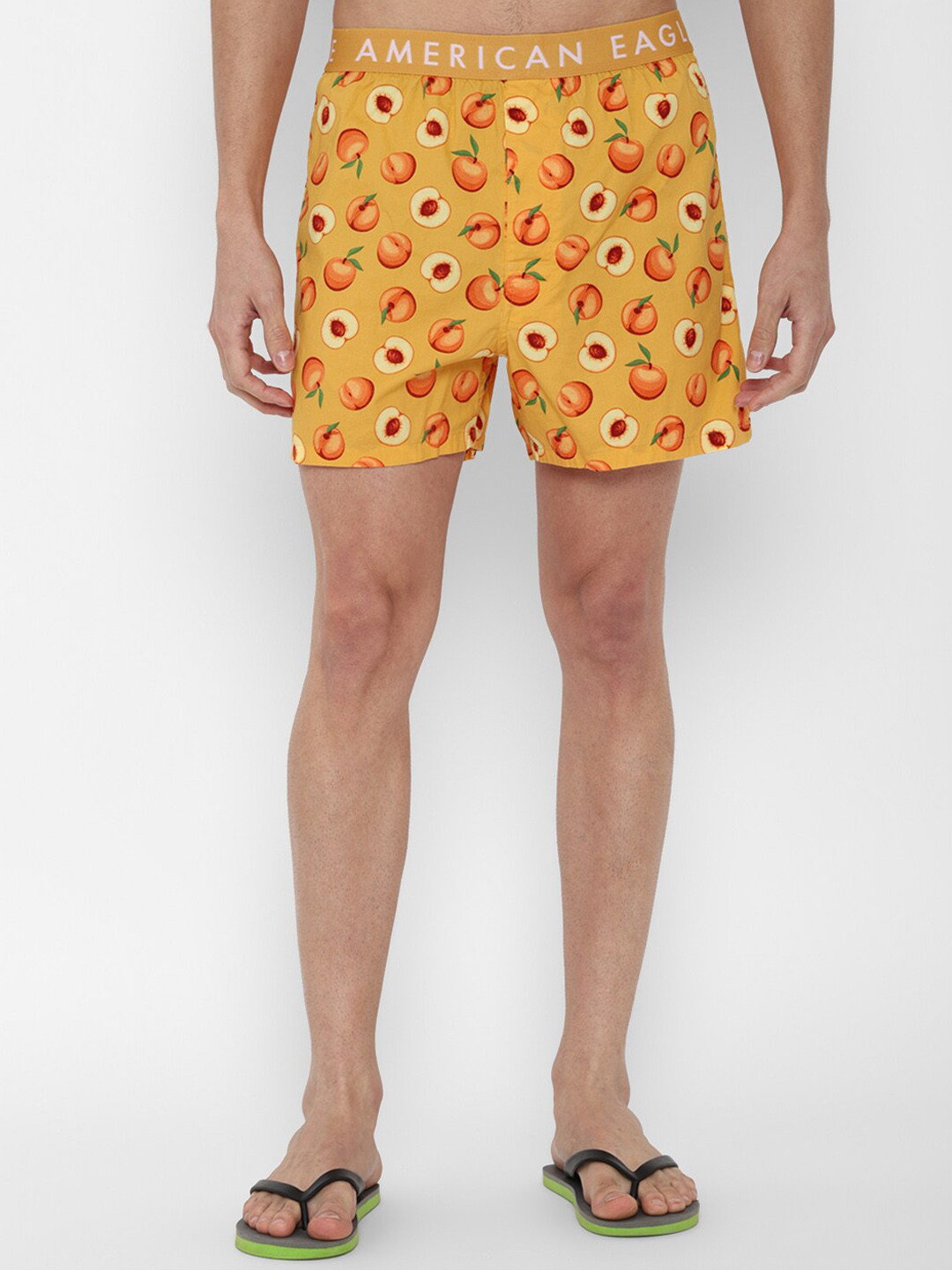 

AMERICAN EAGLE OUTFITTERS Men Orange Printed Boxers WEC0232501800